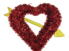 Valentine Tinsel Heart with Arrow - SKU:30044964 - UPC:889092473400 - Party Expo