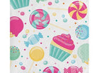 Value Candy Bouquet Beverage Napkins (16ct) - SKU:324828- - UPC:039938419417 - Party Expo