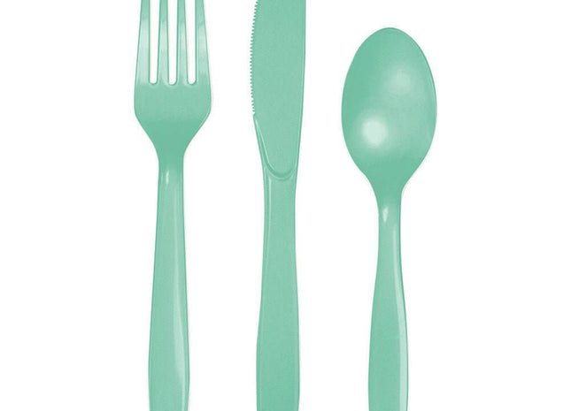 Value Fresh Mint Assorted Cutlery - SKU:324482- - UPC:039938415716 - Party Expo