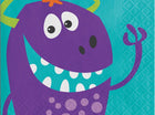 Value Fun Monsters Beverage Napkins - SKU:331748- - UPC:039938503109 - Party Expo