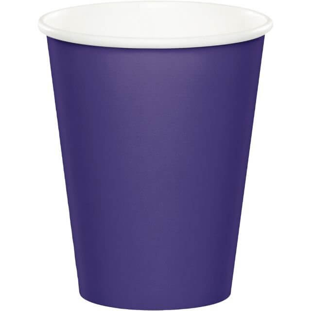 Value Purple 9oz Cup - SKU:563268- - UPC:073525119526 - Party Expo