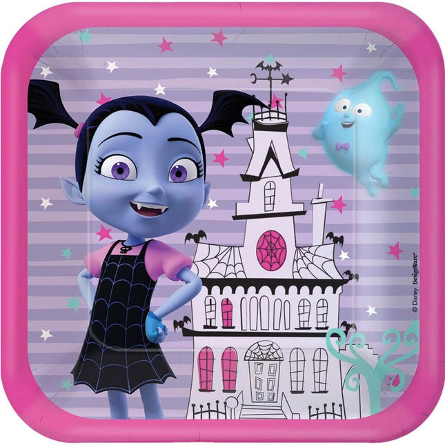 Vampirina Square 7" Plate - SKU:542208 - UPC:013051869786 - Party Expo