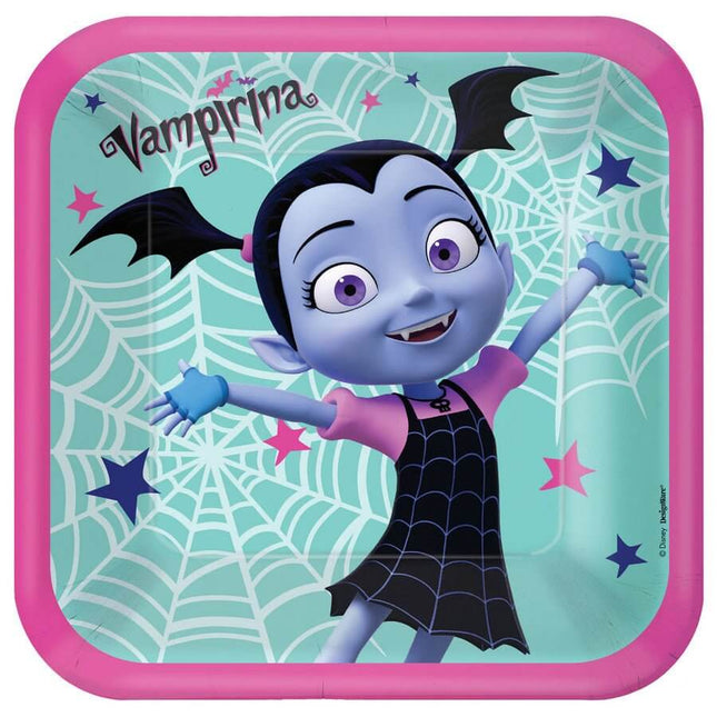 Vampirina Square 9" Plate - SKU:552208 - UPC:013051869793 - Party Expo