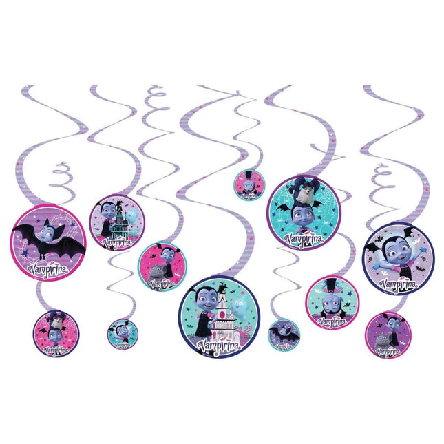 Vampirina Swirl Decorations - SKU:672208 - UPC:013051869755 - Party Expo