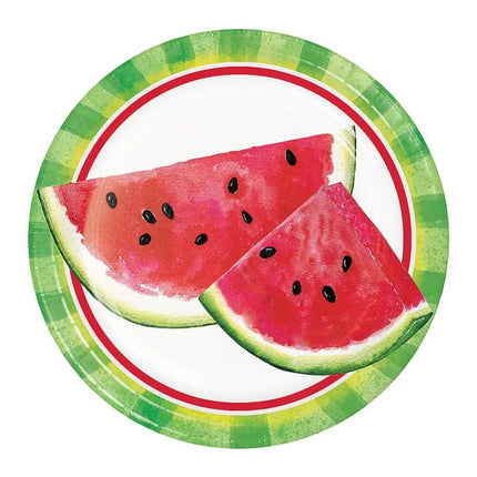 Watermelon Slices 7" Plate Party Expo  