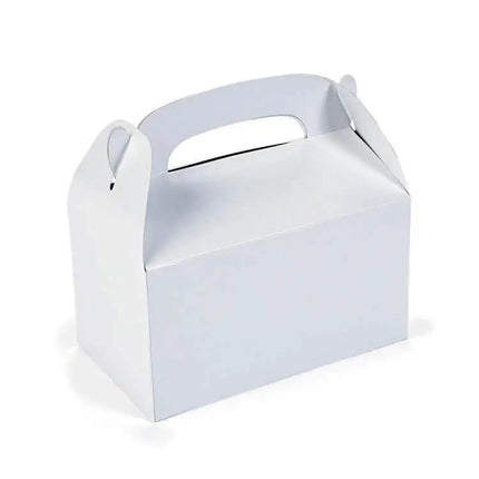 White Treat Boxes ( 6 count) - Party Expo