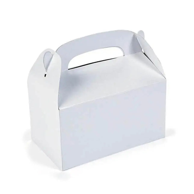 White Treat Boxes ( 6 count) - Party Expo