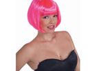 Wig Neon Bob - Pink - SKU:68221 - UPC:721773682216 - Party Expo
