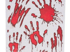 Window Cling Bloody Hands - SKU:74791 - UPC:8712364747911 - Party Expo