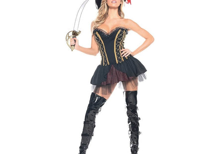 Women's Seven Seas Pirate Costume - Large/X-Large - SKU:BW1058 - UPC:812272051815 - Party Expo