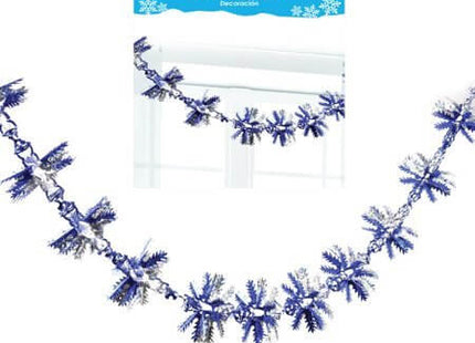 9ft Christmas Glitz and Glam Winter Hanging Garland - SKU:GLN117 - UPC:677916862529 - Party Expo