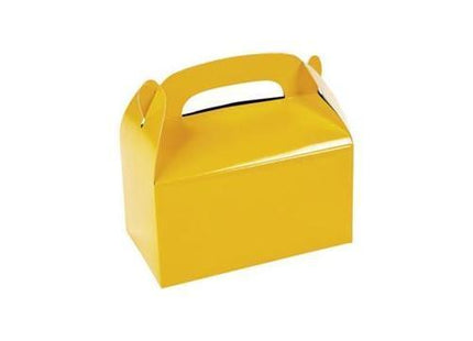 Yellow Treat Boxes ( 6 count) - SKU:33596 - UPC:886102080832 - Party Expo